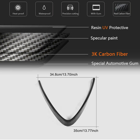 Alfa Romeo Giulia 952 Sport Quadrifoglio 2015-2020 Front Grille Frame Carbon Fiber-Ahacarbon
