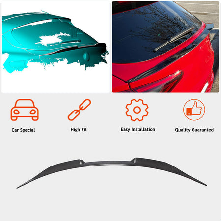 Alfa Romeo Stelvio 2017-2022 Rear Trunk Spoiler Dry Carbon Fiber/FRP-Ahacarbon