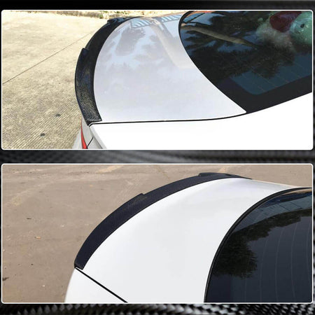 Audi A3 Sline S3 RS3 8V 8V.5 Sedan 2014-2020 Rear Trunk Spoiler Carbon Fiber-Ahacarbon