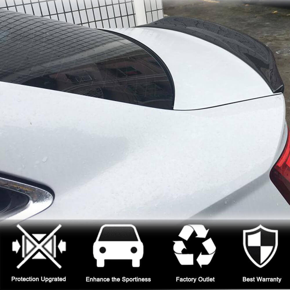 Audi A3 Sline S3 RS3 8V 8V.5 2014-2020 Rear Trunk Spoiler Carbon Fiber-Ahacarbon