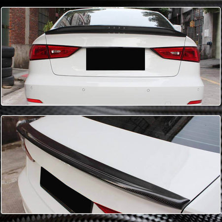 Audi A3 Sline S3 RS3 8V 8V.5 2014-2020 Rear Trunk Spoiler Carbon Fiber-Ahacarbon