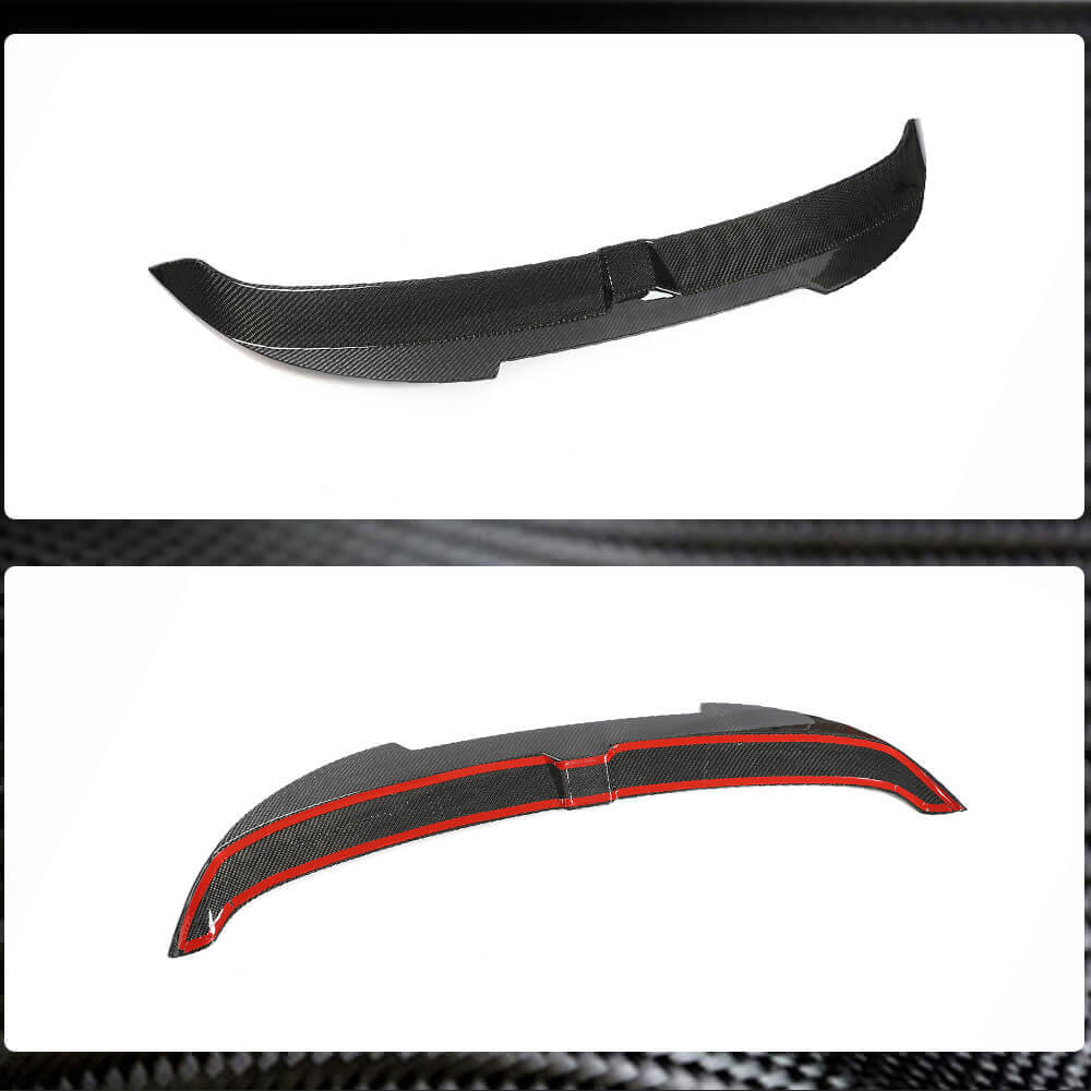 Audi A3 Sline S3 RS3 8Y Hatchback 2021UP Rear Trunk Spoiler Carbon Fiber-Ahacarbon