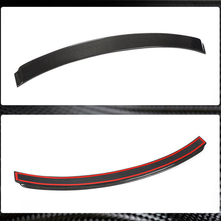 Audi A3 Sline S3 8V 8V.5 Sedan 2014-2020 Rear Roof Spoiler Carbon Fiber-Ahacarbon