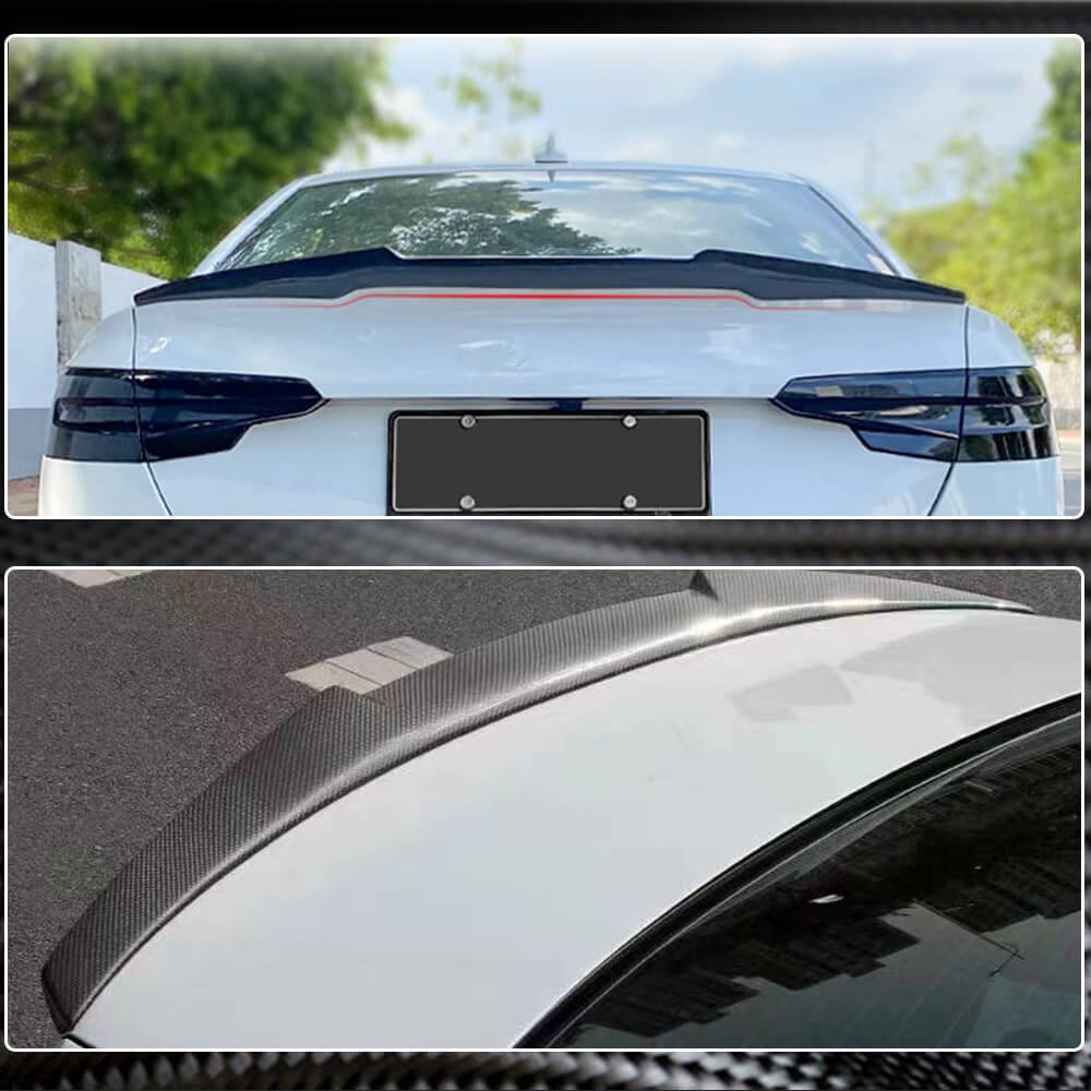 Audi A3 Sline S3 RS3 8Y Sedan 2021UP Rear Trunk Spoiler Carbon Fiber-Ahacarbon