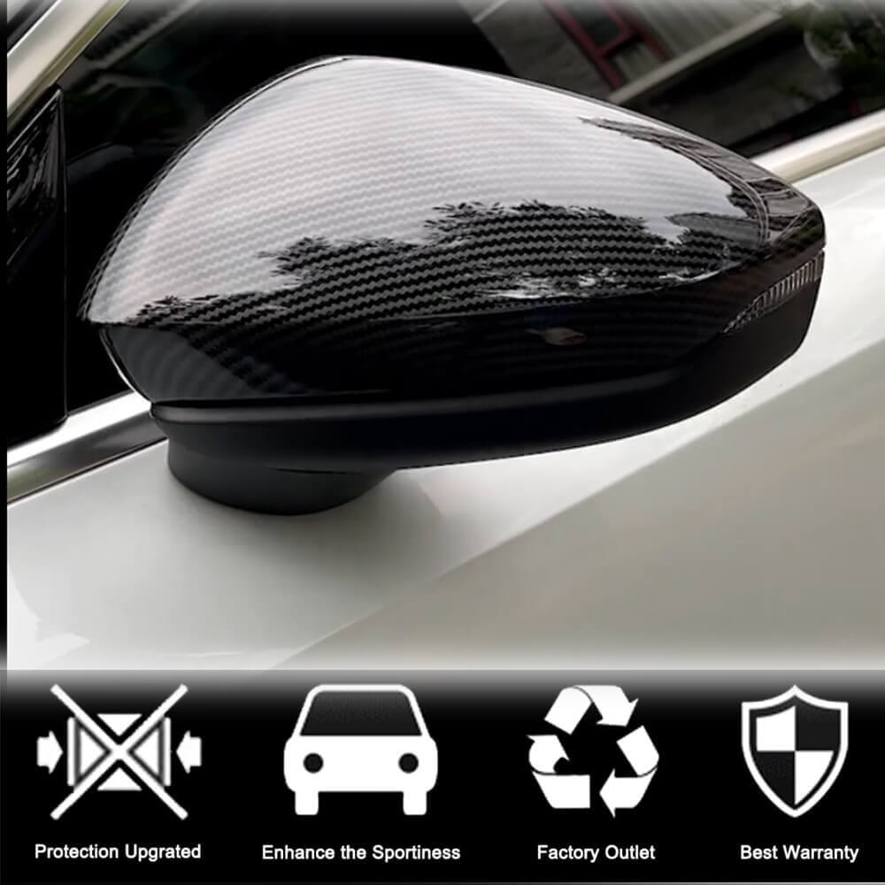 Audi A3 Sline S3 RS3 8Y Sedan 2021UP Mirror Cover Caps LHD Carbon Fiber-Ahacarbon