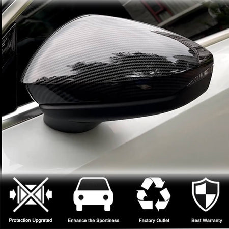 Audi A3 Sline S3 RS3 8Y Sedan 2021UP Mirror Cover Caps LHD Carbon Fiber-Ahacarbon
