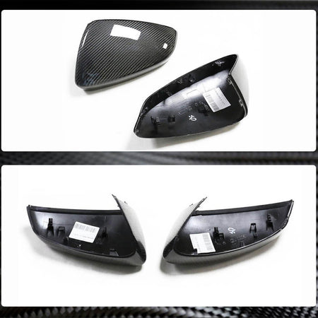 Audi A3 Sline S3 RS3 8Y Sedan 2021UP Mirror Cover Caps LHD Carbon Fiber-Ahacarbon