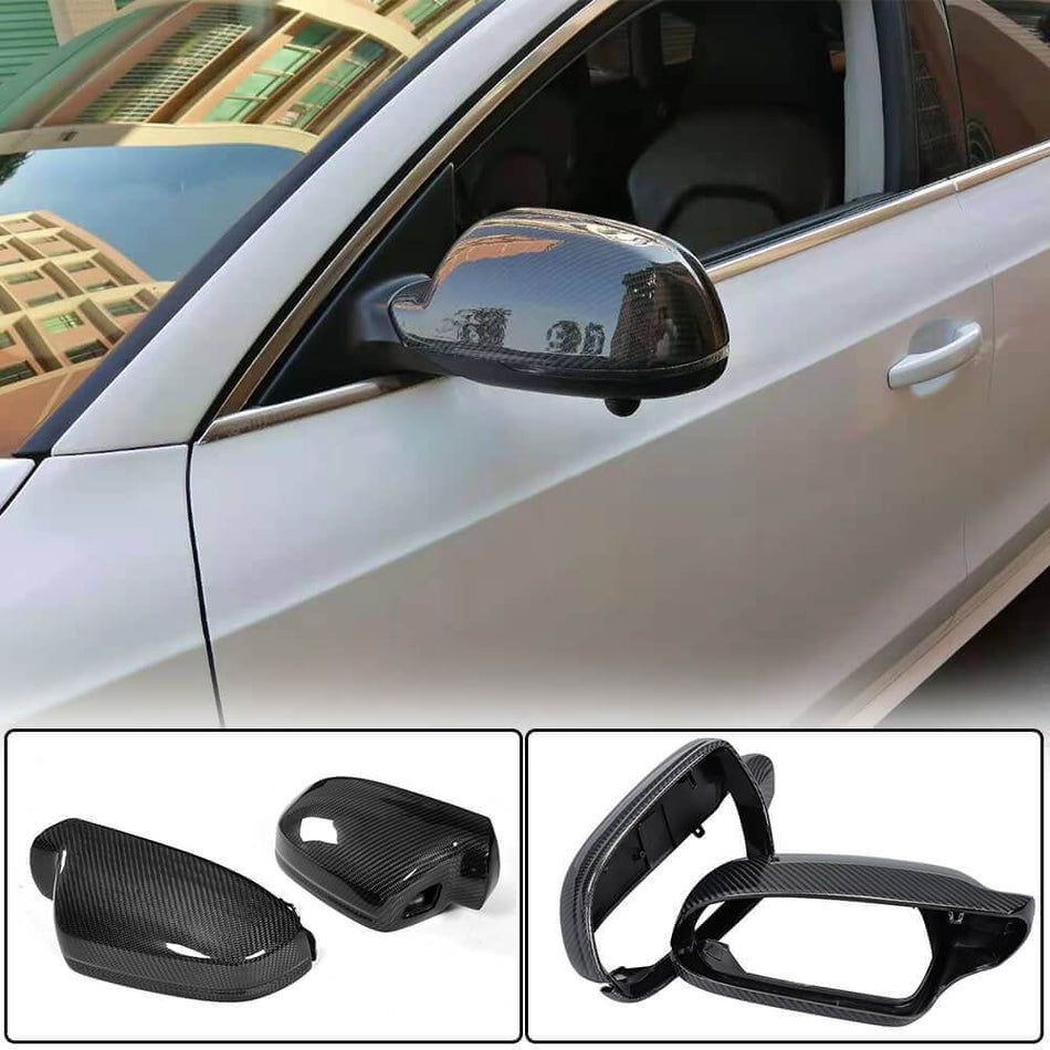 Audi A4 Sline S4 A5 Sline S5 RS5 B8.5 Mirror Covers Replacement Style Carbon Fiber-Ahacarbon