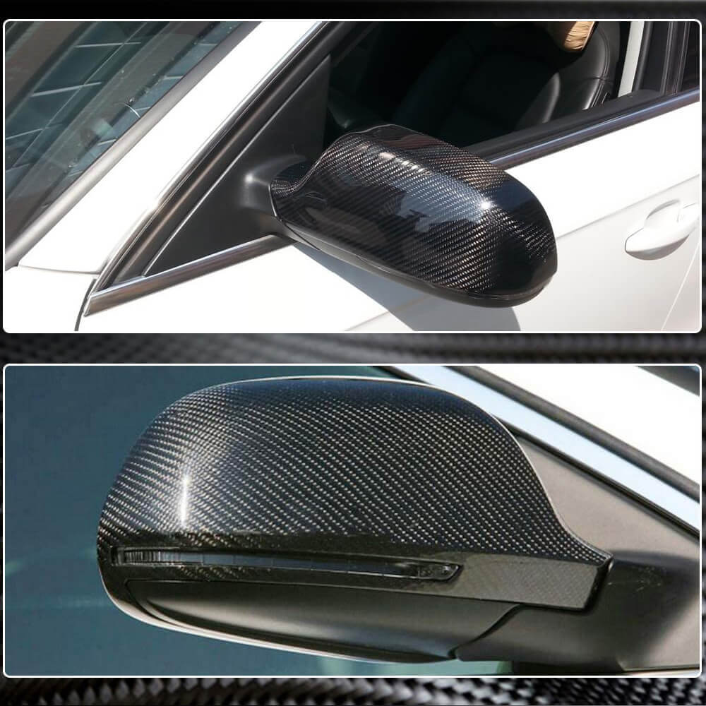 Audi A4 Sline S4 A5 Sline S5 RS5 B8.5 Mirror Covers Replacement Style Carbon Fiber-Ahacarbon