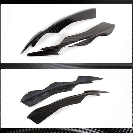 Audi A4 Sline S4 B8.5 Sedan Facelift 2013-2016 Headlight Eyebrows Eyelids Carbon Fiber-Ahacarbon