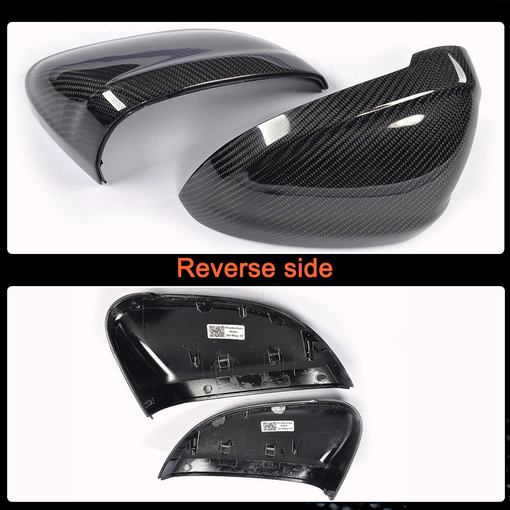 Audi A4 B9 S4 A5 S5 RS5 2017-2022 Mirror Covers Replacment Style Carbon Fiber-Ahacarbon