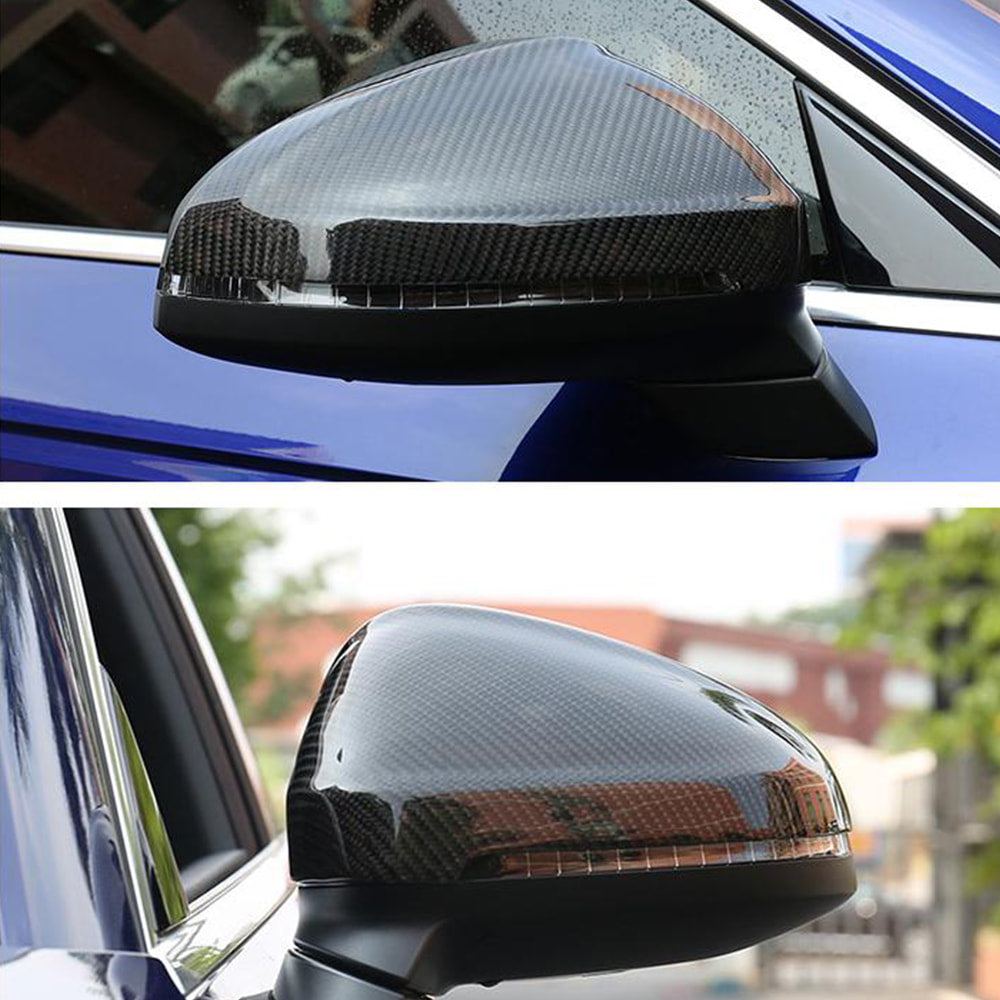 Audi A4 B9 S4 A5 S5 RS5 2017-2022 Mirror Covers Replacment Style Carbon Fiber-Ahacarbon
