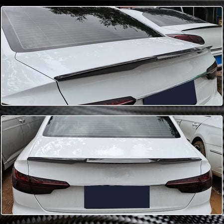 Audi A4 Sline S4 B9 B9.5 Sedan 2017-2023 Rear Trunk Spoiler Carbon Fiber-Ahacarbon