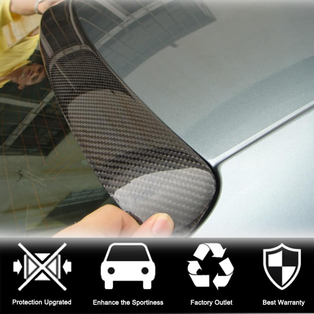 Audi A4 Sline S4 B8 Sedan Pre-facelift 2009-2012 Rear Roof Spoiler Carbon Fiber/FRP-Ahacarbon