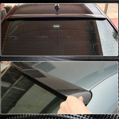Audi A4 Sline S4 B8 Sedan Pre-facelift 2009-2012 Rear Roof Spoiler Carbon Fiber/FRP-Ahacarbon