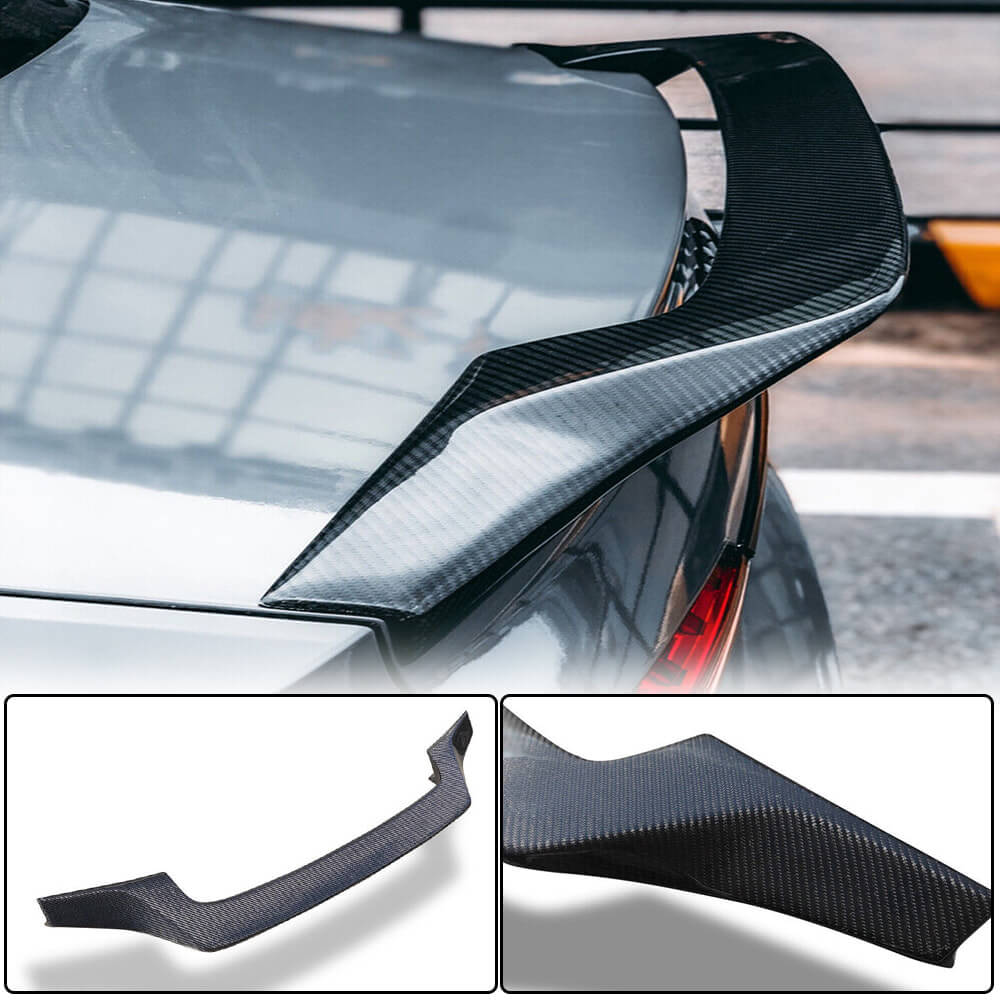 Audi A4 Sline S4 B9 B9.5 Sedan 2017-2023 Rear Trunk Spoiler Carbon Fiber-Ahacarbon