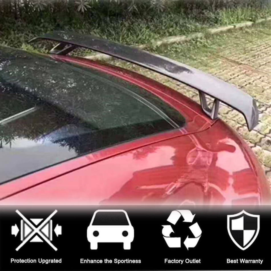 Audi A5 B8 A6 C6 A7 S7 RS7 TT MK2 8J TTS 2008-2011 Rear Trunk Spoiler Carbon Fiber-Ahacarbon