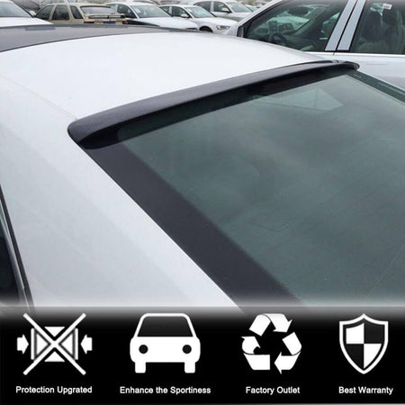For Audi A5 B8 B8.5 Base Coupe Carbon Fiber Rear Roof Spoiler Window Wing Lip-Ahacarbon