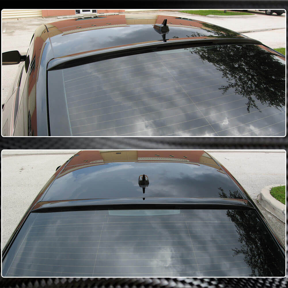For Audi A5 B8 B8.5 Base Coupe Carbon Fiber Rear Roof Spoiler Window Wing Lip-Ahacarbon