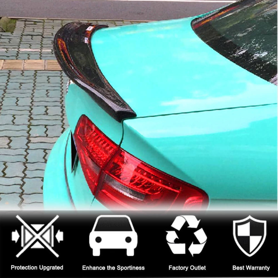 Audi A5 B8 B8.5 Sline S5 RS5 Convertible 2008-2016 Rear Trunk Spoiler Carbon Fiber/FRP-Ahacarbon