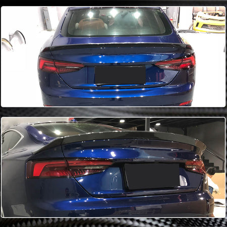 Audi A5 Sline S5 B9 Sportback 2017-2021 Rear Trunk Spoiler Carbon Fiber-Ahacarbon