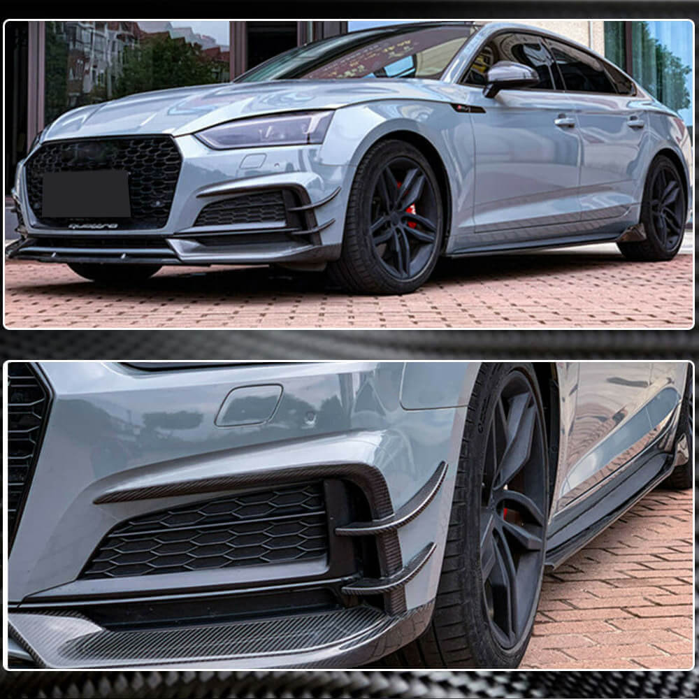 Audi A5 Sline S5 B9 Sportback 2017-2020 Side Skirts Carbon Fiber-Ahacarbon