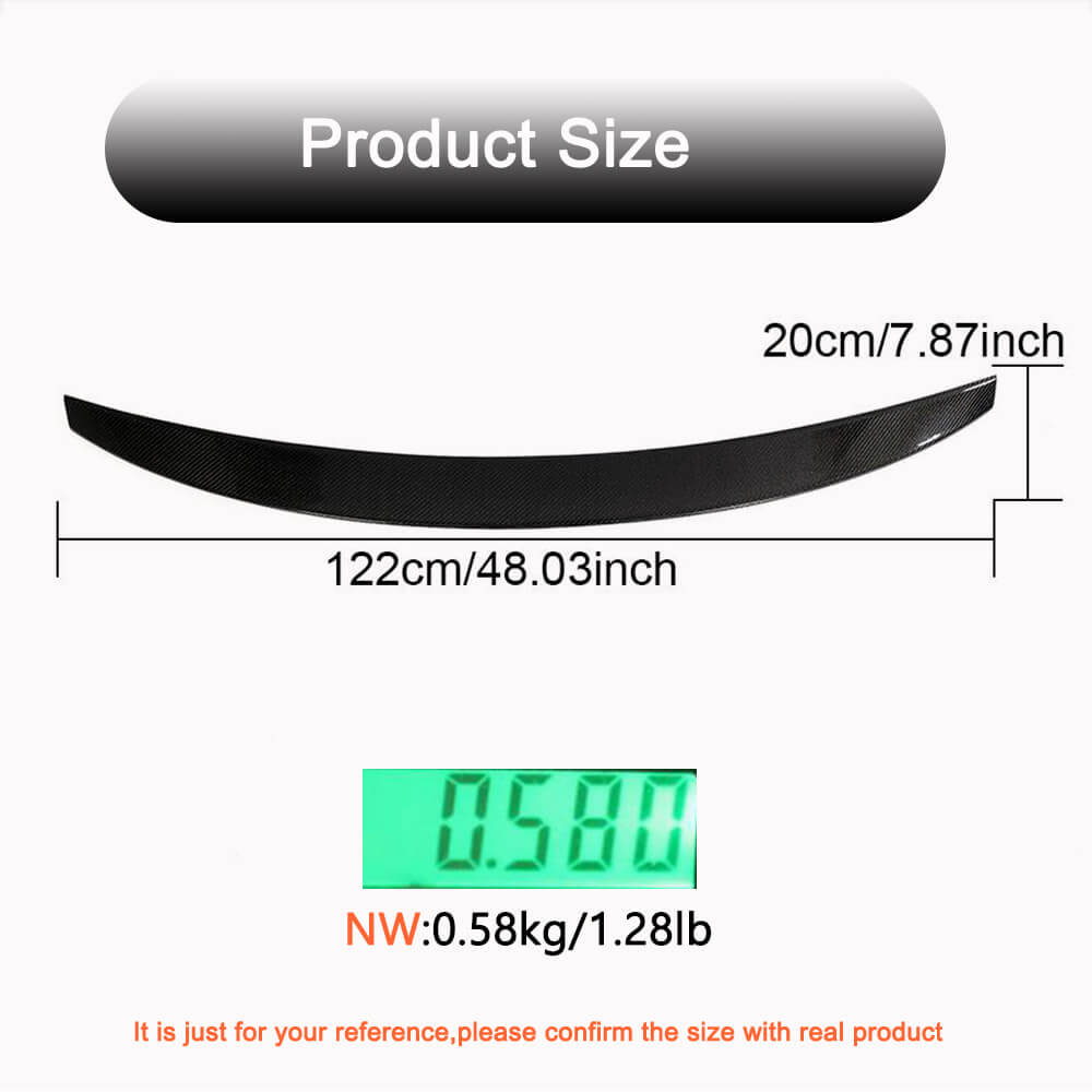 Audi A5 S5 RS5 2017-2023 Rear Trunk Spoiler Carbon Fiber-Ahacarbon
