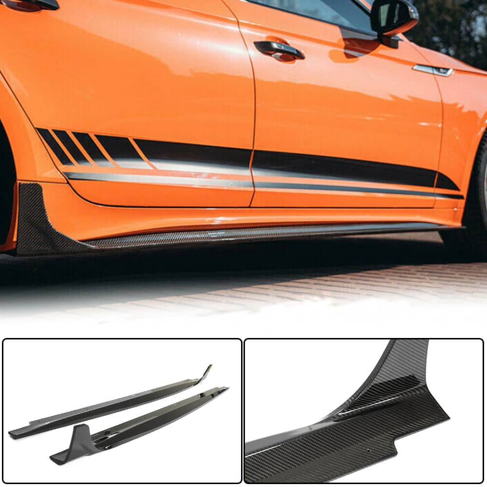 Audi A5 Sline S5 B9.5 Facelift 2021UP Side Skirts Dry Carbon Fiber-Ahacarbon