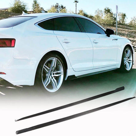 Audi A5 Sline S5 B9 Sportback 2017-2020 Side Skirts Carbon Fiber-Ahacarbon