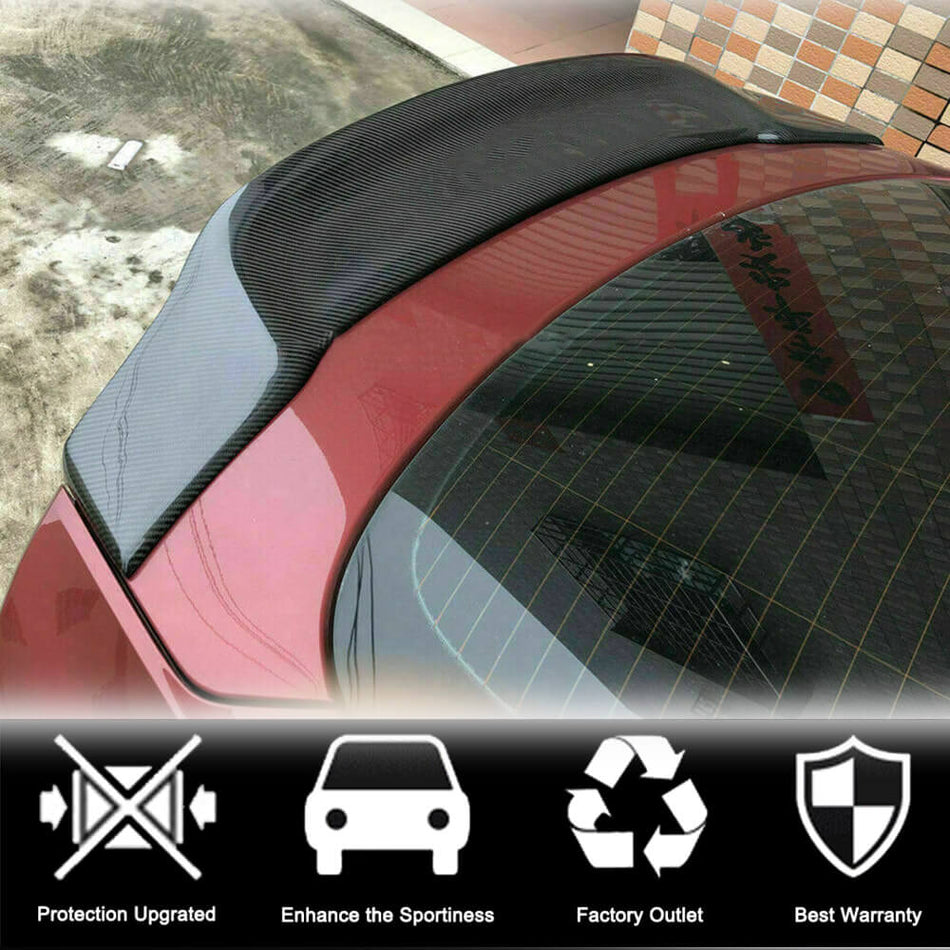 Audi A5 Sline S5 B9 Sportback 2017-2020 Rear Trunk Spoiler Carbon Fiber-Ahacarbon