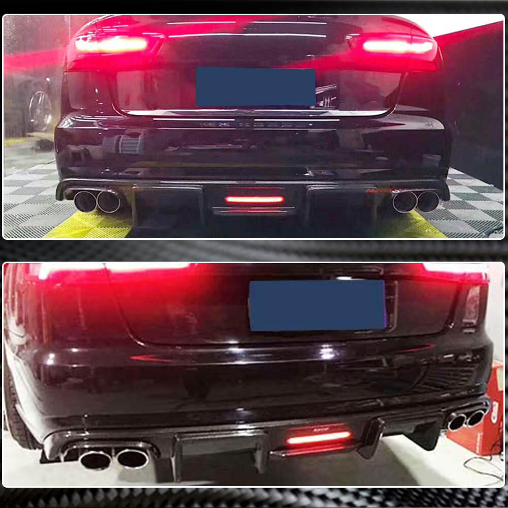 Audi A6 C7.5 Base Sedan 2016-2019 Rear Bumper Diffuser Carbon Fiber-Ahacarbon