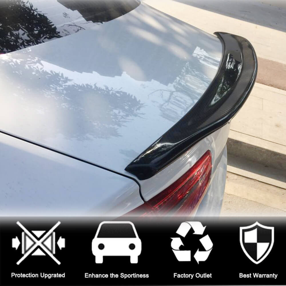 Audi A6 Sline S6 C7 C7.5 Sedan 2012-2019 Rear Trunk Spoiler Carbon Fiber-Ahacarbon