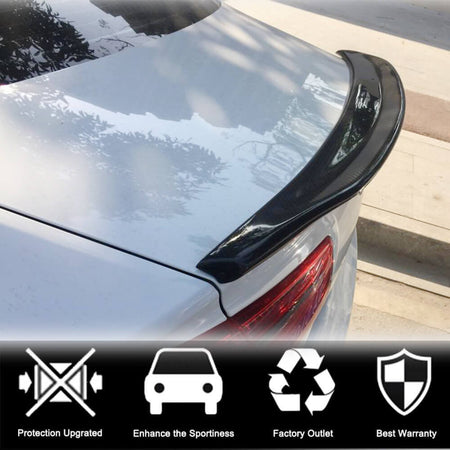 Audi A6 Sline S6 C7 C7.5 Sedan 2012-2019 Rear Trunk Spoiler Carbon Fiber-Ahacarbon