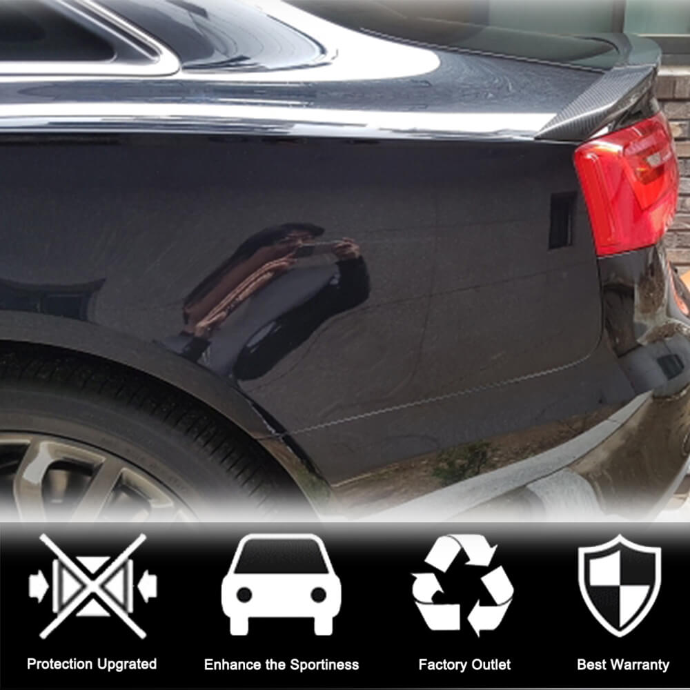 Audi A6 C7 Sline S6 Sedan 2012-2019 Rear Trunk Spoiler Carbon Fiber-Ahacarbon