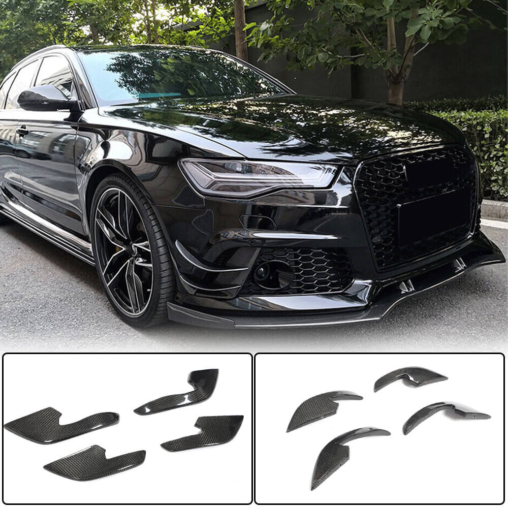 Audi A6 RS6 RS7 C7 Front Bumper Vents Carbon Fiber-Ahacarbon