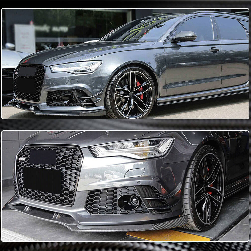 Audi A6 RS6 RS7 C7 Front Bumper Vents Carbon Fiber-Ahacarbon