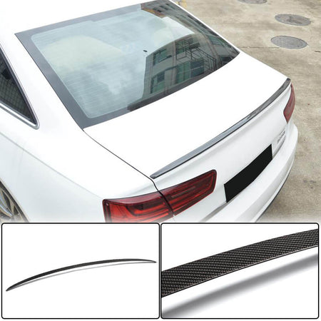 Audi A6 Sline S6 C7 C7.5 Sedan 2012-2019 Rear Trunk Spoiler Carbon Fiber-Ahacarbon