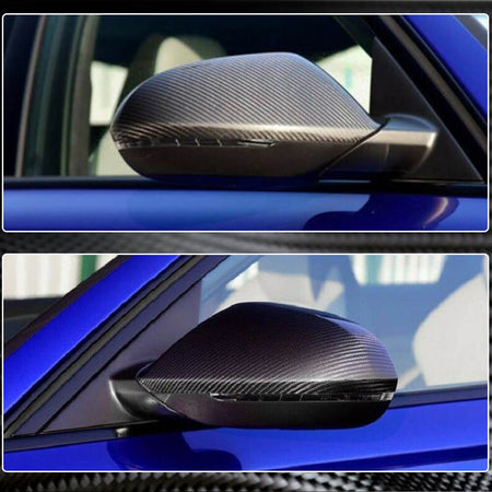 Audi A6 Sline S6 RS6 C7 Sedan Pre-facelift 2012-2016 Mirror Covers Replacement Pair Carbon Fiber-Ahacarbon