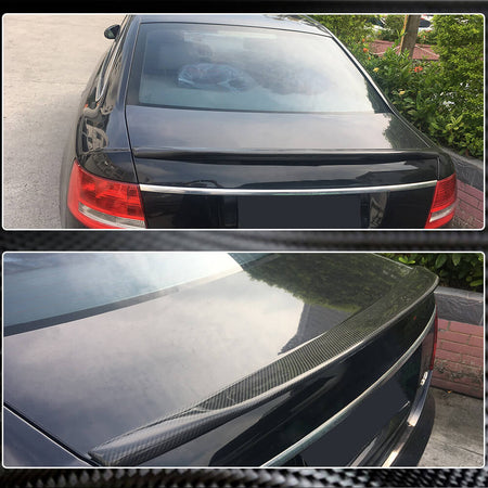 Audi A6 (Quattro) C6 Sedan Pre-facelift 2005-2008 Rear Trunk Spoiler Carbon Fiber-Ahacarbon