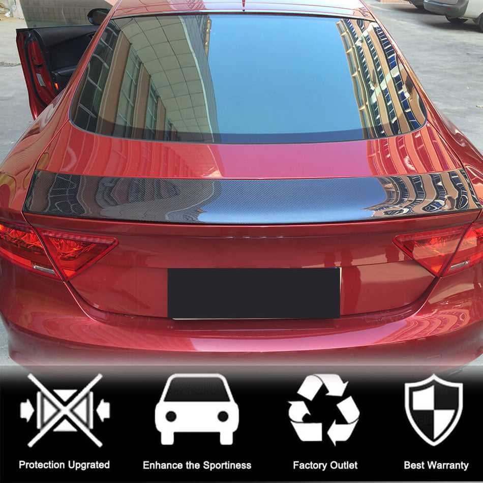 Audi A7/A7 Sline/S7/RS7 Hatchback 2011-2018 Rear Trunk Spoiler Carbon Fiber-Ahacarbon