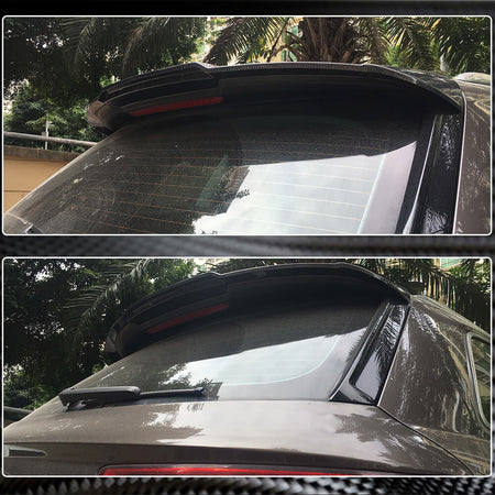 Audi Q7 SQ7 Sline 2016-2018 Rear Roof Spoiler Carbon Fiber-Ahacarbon