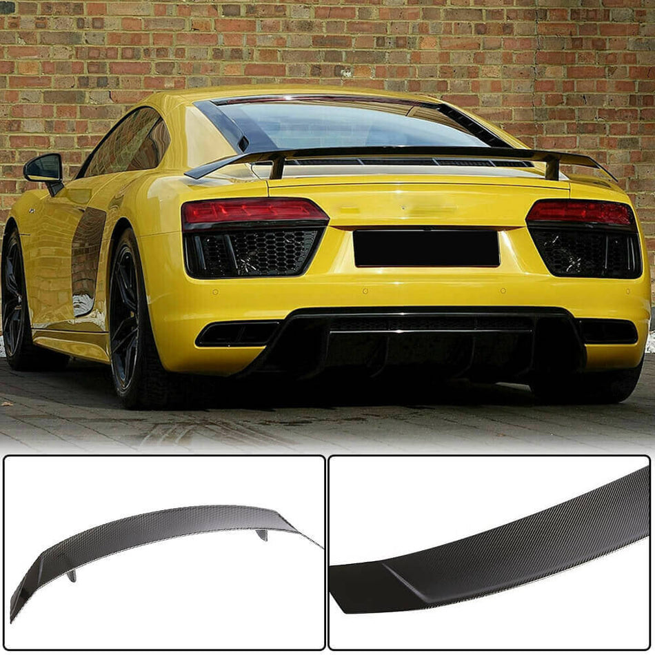 Audi R8 V10 4S Gen 2 Coupe 2016-2019 Rear Trunk Spoiler Carbon Fiber/FRP-Ahacarbon