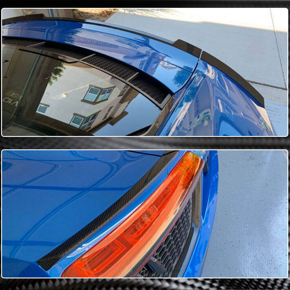 Audi R8 V10 Gen 2 Coupe 2016-2019 Rear Trunk Spoiler Carbon Fiber-Ahacarbon