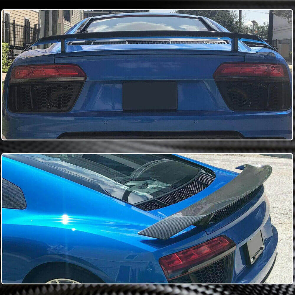 Audi R8 V10 4S Gen 2 Coupe 2016-2019 Rear Trunk Spoiler Carbon Fiber/FRP-Ahacarbon