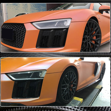 Audi R8 V10 Gen 2 4S 2016-2019 Front Side Vents Dry Carbon Fiber-Ahacarbon