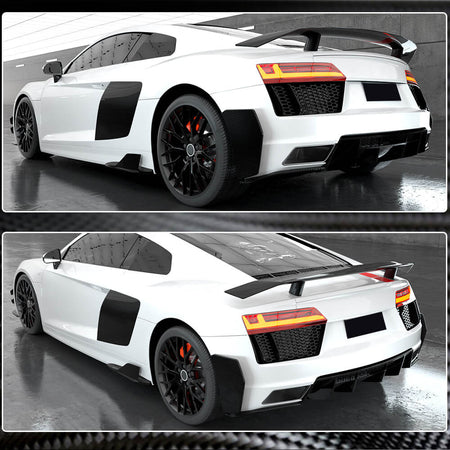 Audi R8 V10 Gen 2 4S 2016-2019 Rear Air Intake Fender Vents Dry Carbon Fiber-Ahacarbon