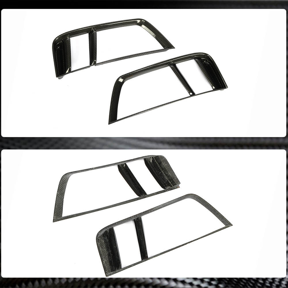 Audi R8 V10 Gen 2 4S 2016-2019 Rear Air Intake Fender Vents Dry Carbon Fiber-Ahacarbon