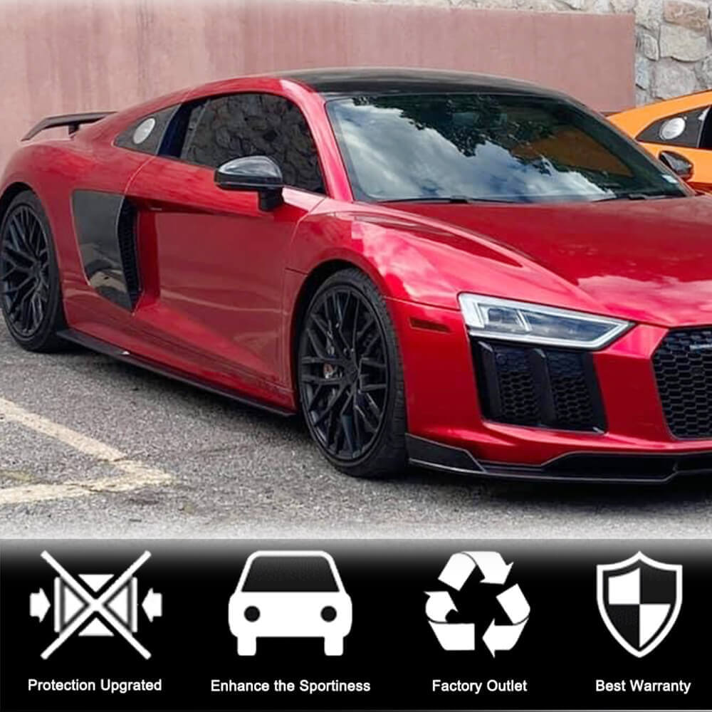 Audi R8 V10 Gen 2 4S 2016-2019 Carbon Fiber Side Skirts-Ahacarbon