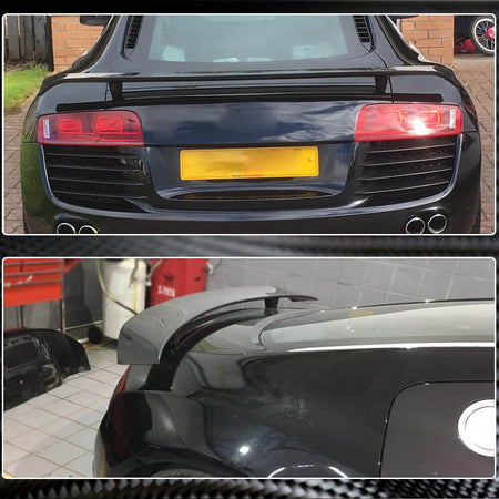 Audi R8 V8 V10 GT Pre-facelift 2008-2015 Rear Trunk Spoiler Carbon Fiber-Ahacarbon