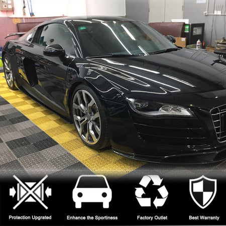 Audi R8 V8 V10 GT Spyder Pre-facelift 2008-2015 Side Skirts Carbon Fiber-Ahacarbon
